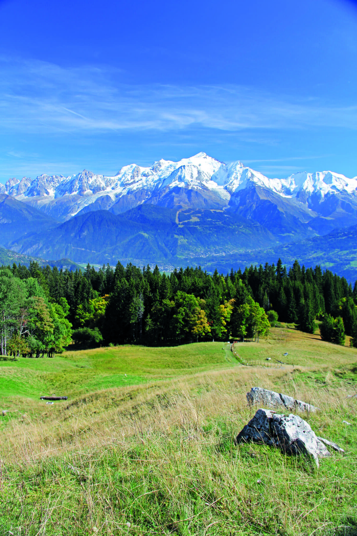 paysage montagne pays du mont-blanc pâturage alpage randonnée