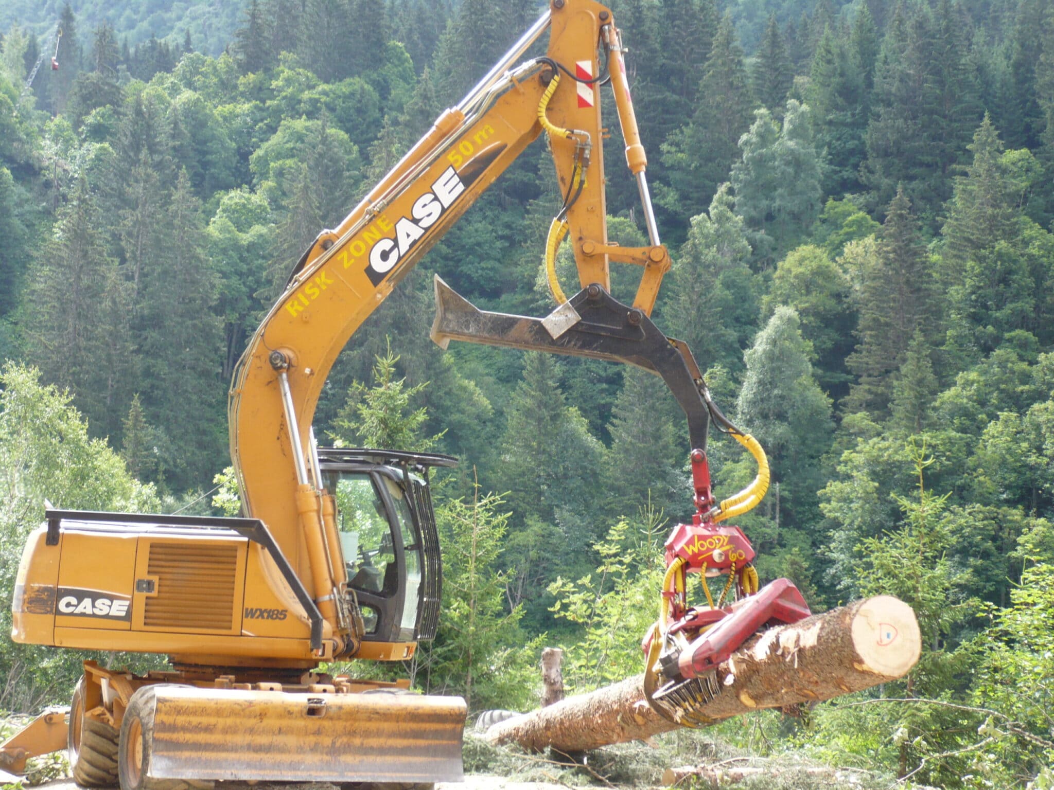 engin bois exploitation forêt pays du mont-blanc