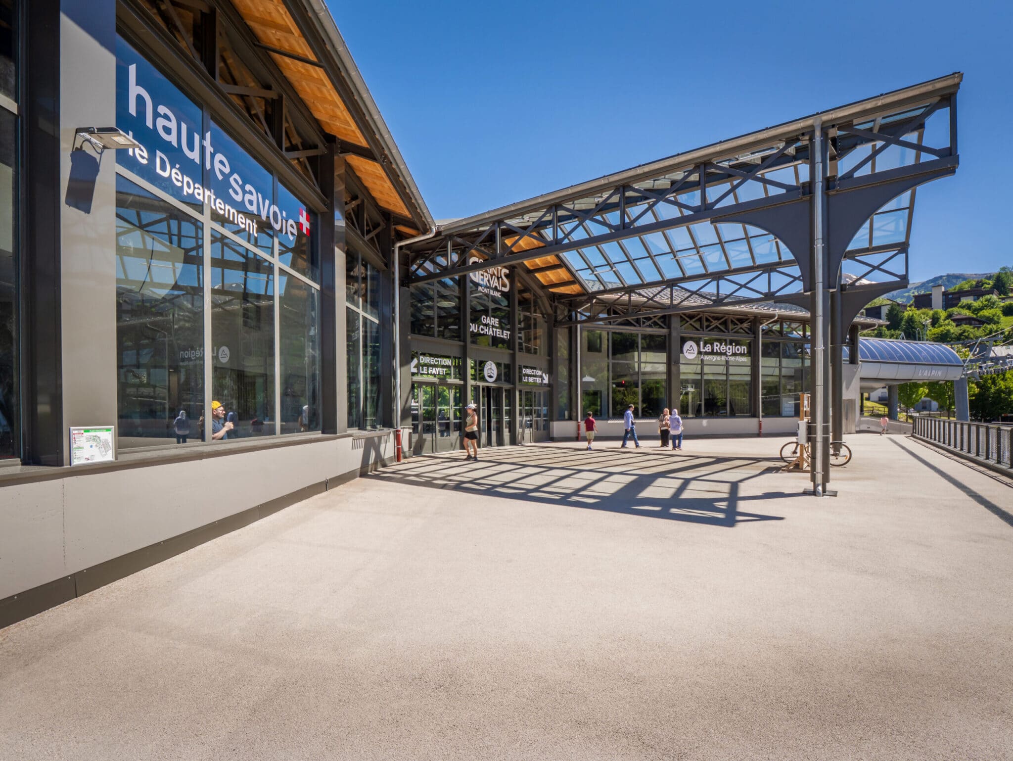 vallée gare saint-garvais pays du mont-blanc mobilité ccpmb